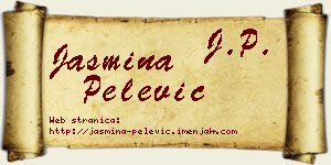Jasmina Pelević vizit kartica